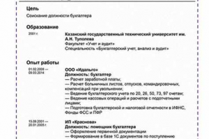 Создать резюме онлайн