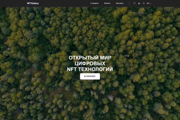 NFTGallery - рабочая модель криптобиржы