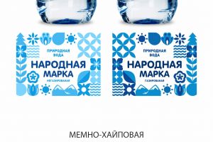 Этикетка воды