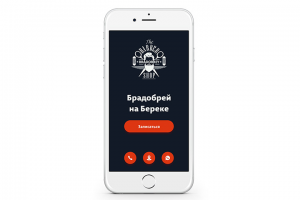 Дизайн мобильного приложения Брадобрей
