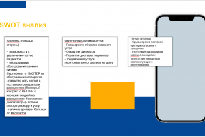 SWOT анализ для медицинского центра