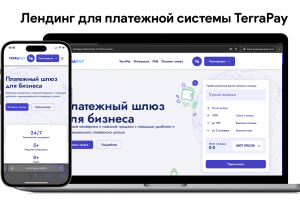 Лендинг для платежной системы TerraPay