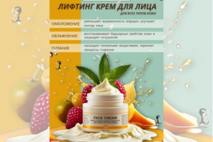 Инфографика "Крем для лица"