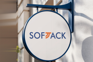 Разработка логотипа "Софтэк" Система автоматизации логистики на хлебозаводах