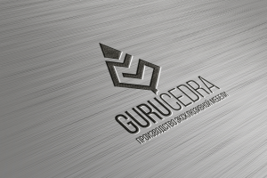 Логотип для деревообрабатывающей мастерской "GURUCEDRA"