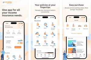 Мобильное приложение страховой компании Income, Сингапур