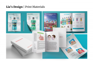 Дизайн полиграфии, верстка книг и журналов.