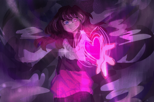 Постер для своей собственной вселенной. Нарисовала к началу развития своего собственного лора, удовлетворений своих личных целей