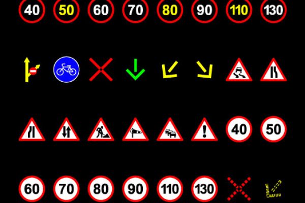 Иконки ПДД