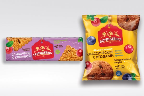 Дизайн упаковки печенья "Берендеевка"