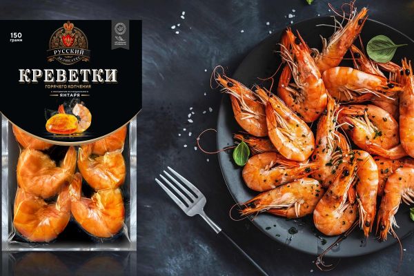 Разработка дизайна упаковки  для бренда морепродуктов