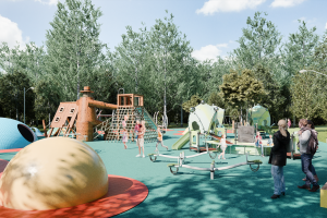 Визуализация детской спортивной площадки