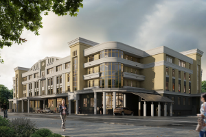 Административное здание (дневная визуализация)