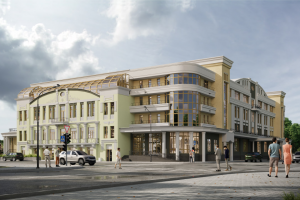 Административное здание (дневная визуализация)