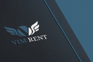 Лого и фирменный стиль компании "Vim Rent"