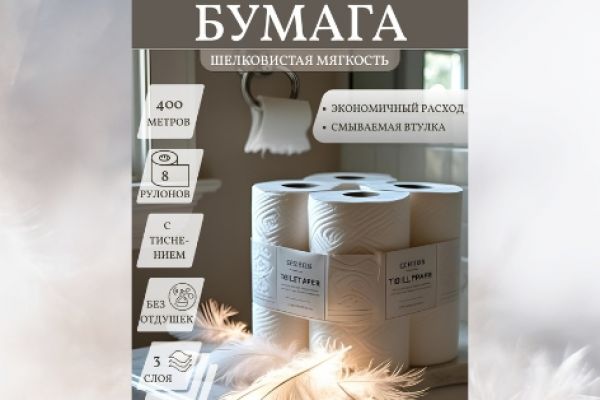 Инфографика "ТУАЛЕТНАЯ БУМАГА"