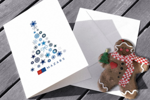 Новогодняя открытка MAZARS