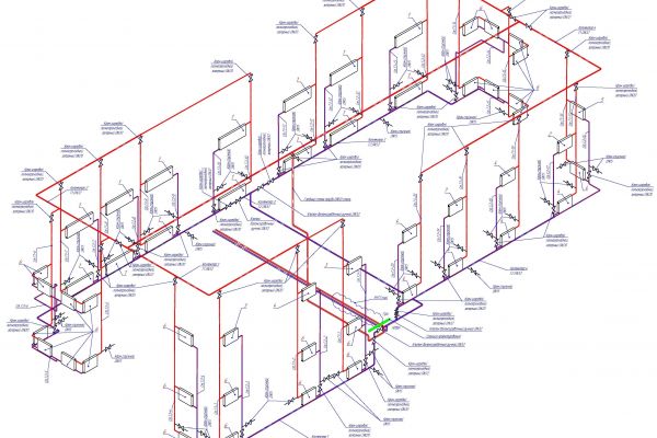 Отопление подростково-молодежного центра Курортного района Молодость. Исправление проекта заказчика, устранение замечаний экспертизы.