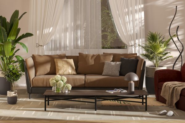 Интерьерная визуализация гостиной 3Ds Max + Corona