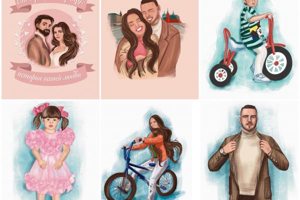 Иллюстрации для семейной сказки