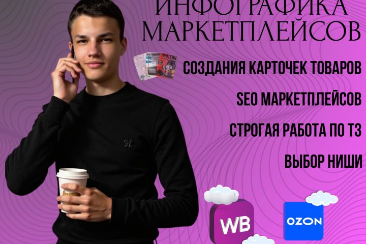 Инфографика маркетплейсов - 5487689
