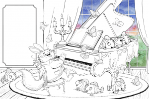 Детская раскраска