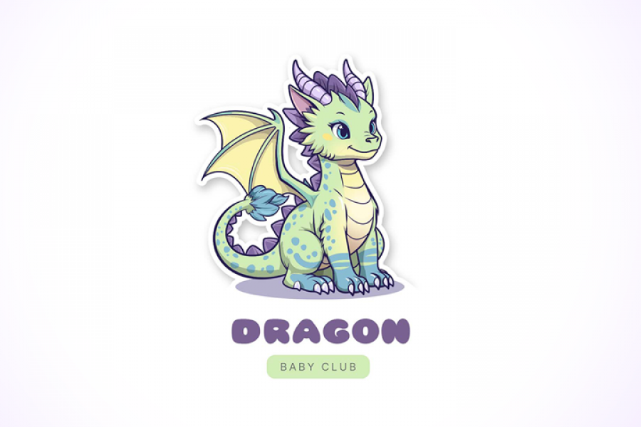 Продаю: Логотип для детского клуба "DRAGON" -   готовая работа на продажу :14979
