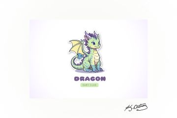 Логотип для детского клуба "DRAGON"