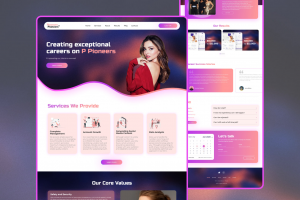 Разработка дизайна сайта для Криейтор