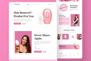 Разработка дизайна сайта для бренда