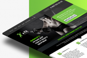 Сайт "X-FIT"