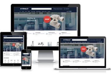 WordPress шаблон сайта магазина сантехники