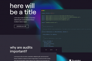 Разработка дизайна сайта