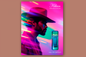 Концепт постера для парфюмерного бренда