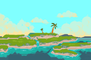 Пиксельный остров