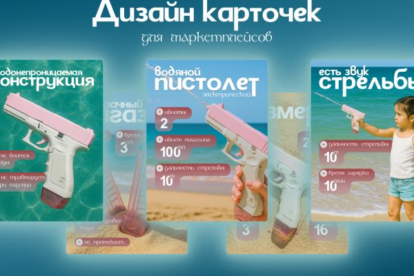 Дизайн карточек для маркетплейсов