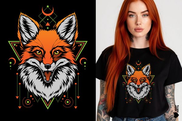 Принт Лисица