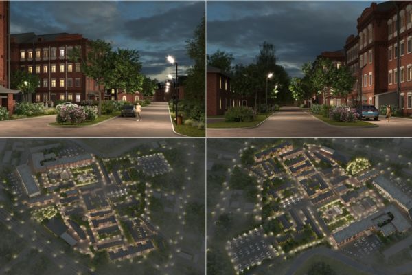 Общественная зона Ночной вид 2025 МО