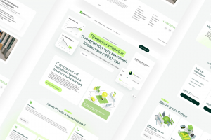 Многостраничный сайт для IT-компании, предоставляющей услуги комплексного IT-аутсорсинга