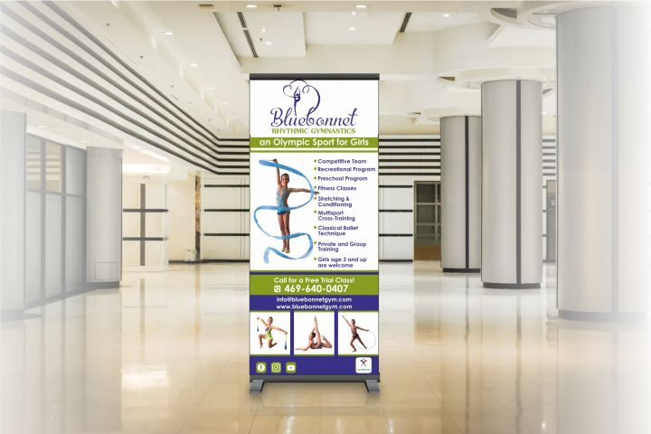 Дизайн ролл ап (roll up) односторонний - 5490786