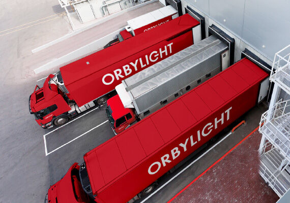 Логотип торговой марки светодиодных светильников ORBYLIGHT