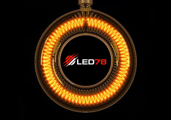 Логотип светотехнической компании LED78