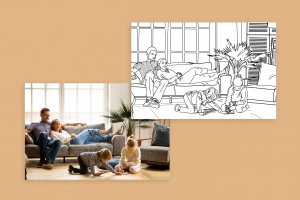 Раскраска по фото