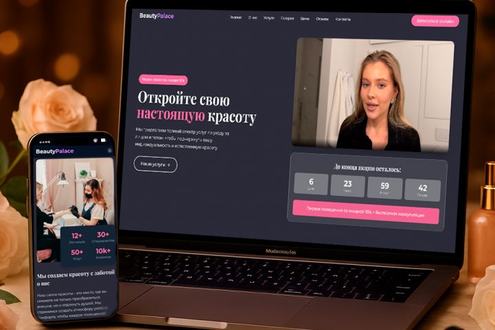 Конверсионный лендинг на React под ключ "Стандарт" - 5492542