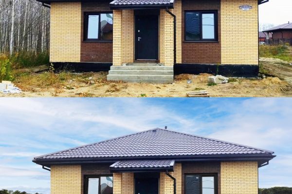 Замена фона для презентации частного дома