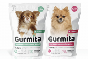 Разработка премиального бренда зоокормов "Gurmita"