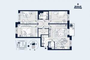 Оформление планов застройщика ОТДЕЛСТРОЙ для ЖК "Новый Ленсснер"