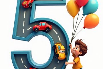 Готовое цифровое изображение цифры 5 на белом фоне в формате JPEG