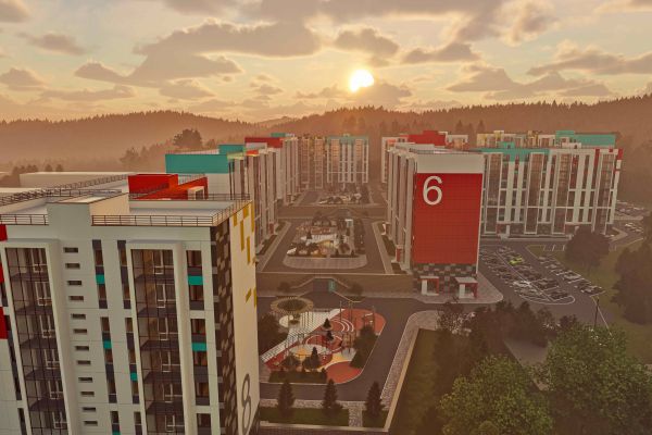 ЖК СЕРЕБРЯНЫЙ БОР (3d Видео)