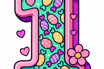 Изображение арабской цифры 1 в формате JPEG для оформления и дизайна